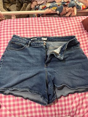 Ava & Viv Dark Blue Denim Shorts
